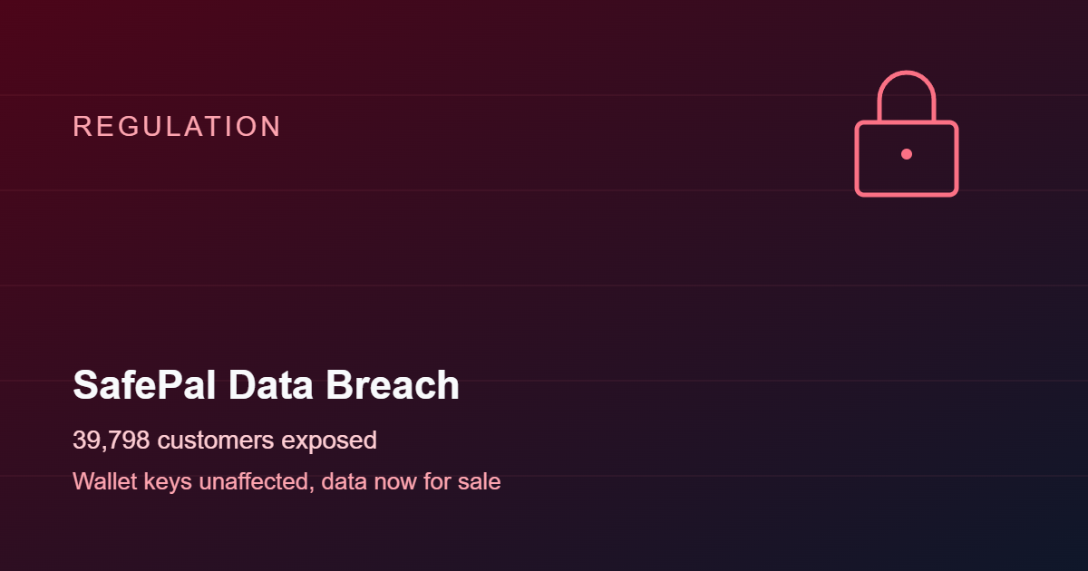 SafePal Data Breach Exposes Order Details of Nearly 40,000 Wallet Customers